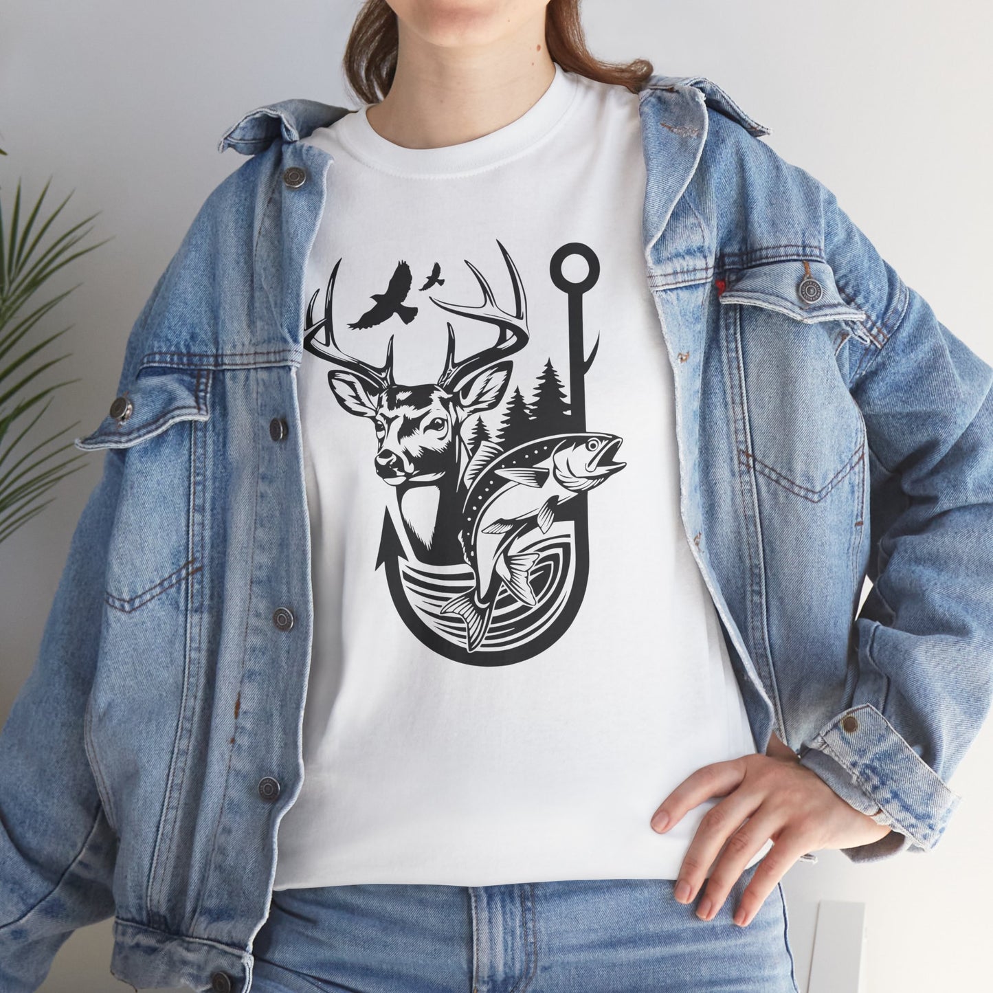 Outdoor Adventure Tee - Nature Inspired Unisex Heavy Cotton