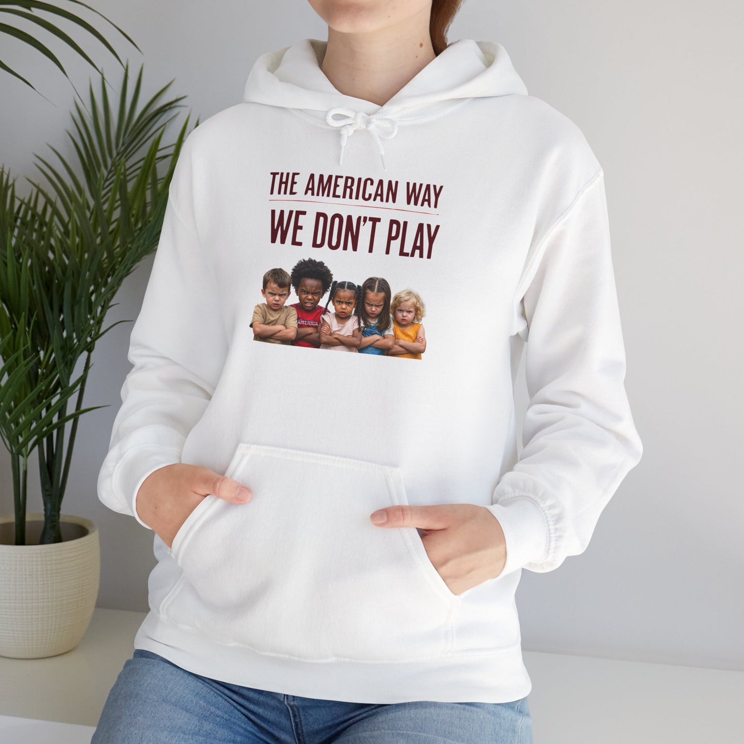 'The American Way We Don't Play' - Unisex Heavy Blend™ Hooded Sweatshirt
