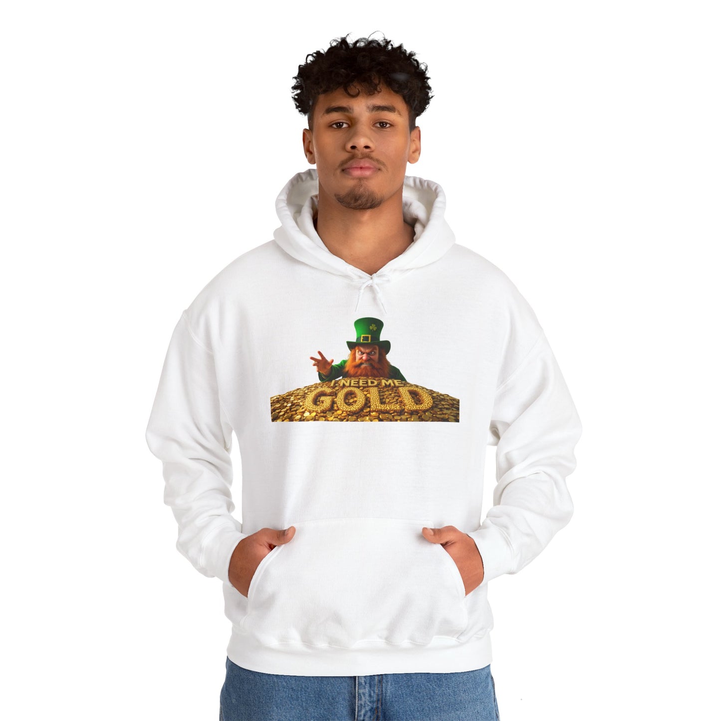 St Patrick's Day Hooded Sweatshirt, Irish Holiday Pullover, Lucky Clover Jumper, Shamrock Festival Top, Green Beer Celebration Clothing,