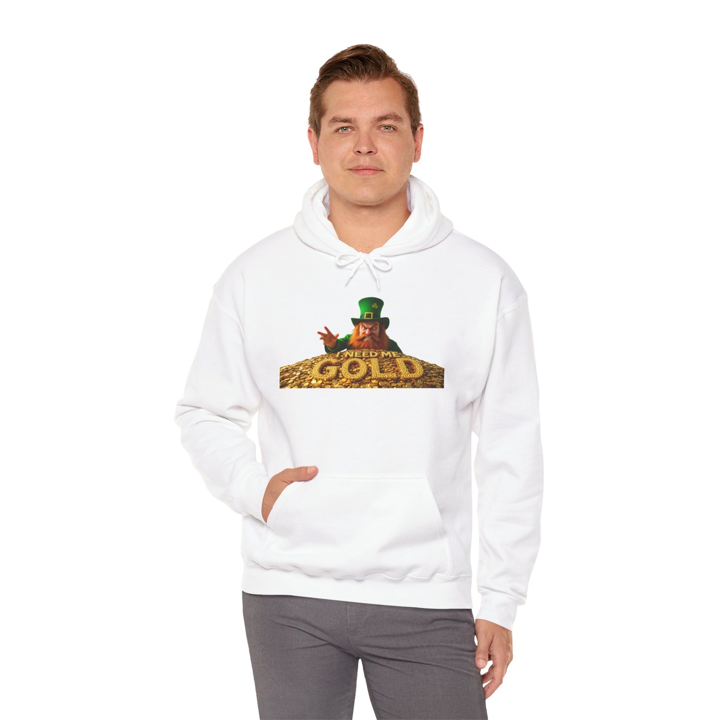 St Patrick's Day Hooded Sweatshirt, Irish Holiday Pullover, Lucky Clover Jumper, Shamrock Festival Top, Green Beer Celebration Clothing,