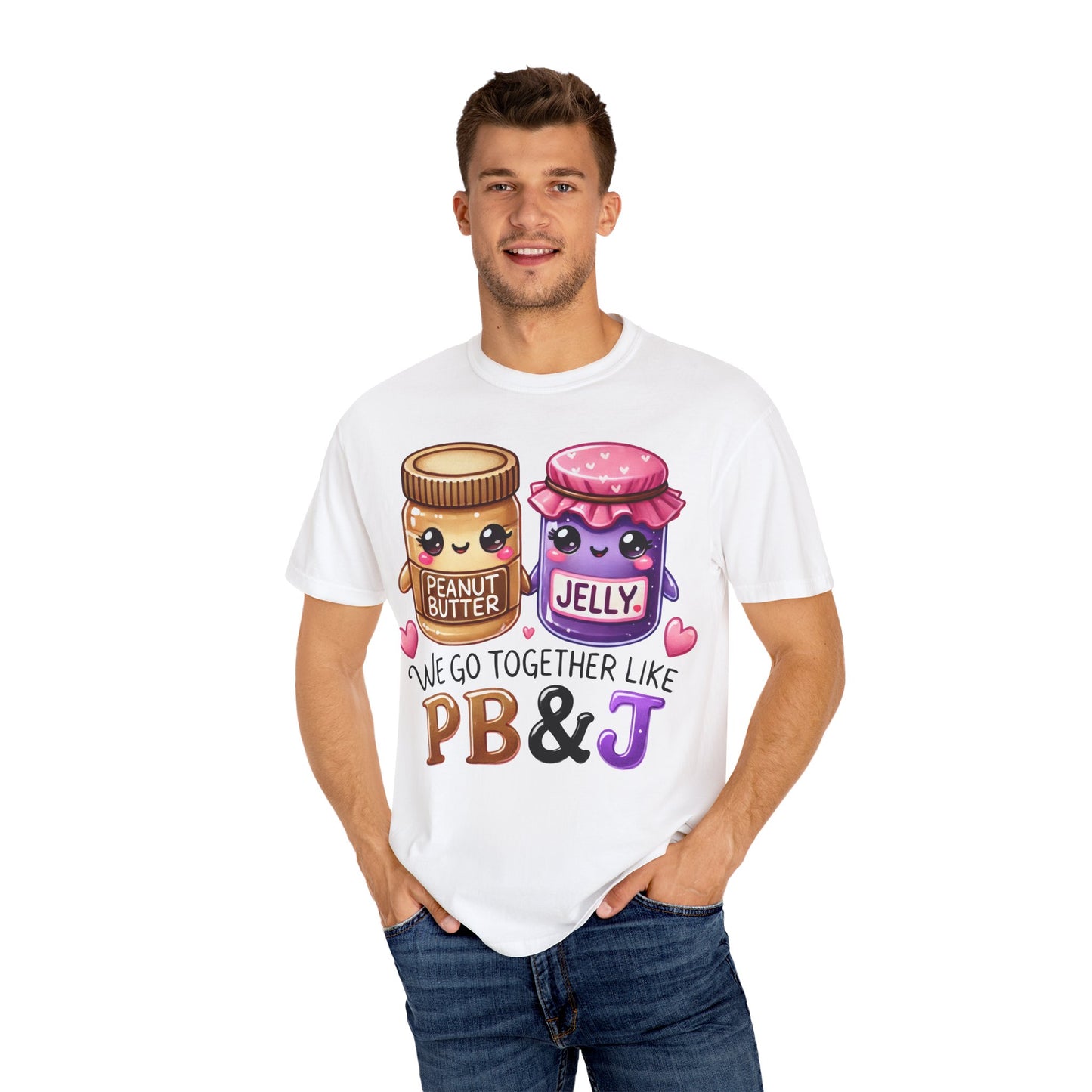 We Go Together Like PB&J T-Shirt Valentines Day, Anniversary, Boyfriend, Girlfriend, Best Friends, BFF Shirt