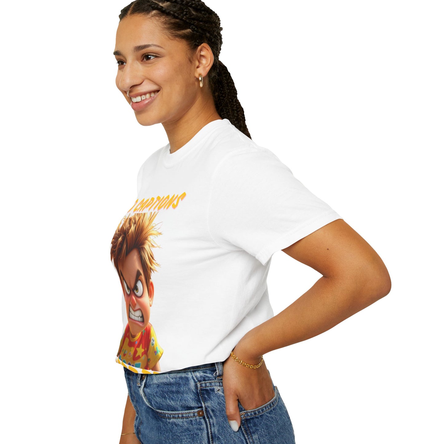 NO CAPTION NEEDED, No-Cap is on the Back Print Tee, Keeping It Real Shirt, Trendy Graphic Tee, Must-Have Fashion Unisex T-Shirt.