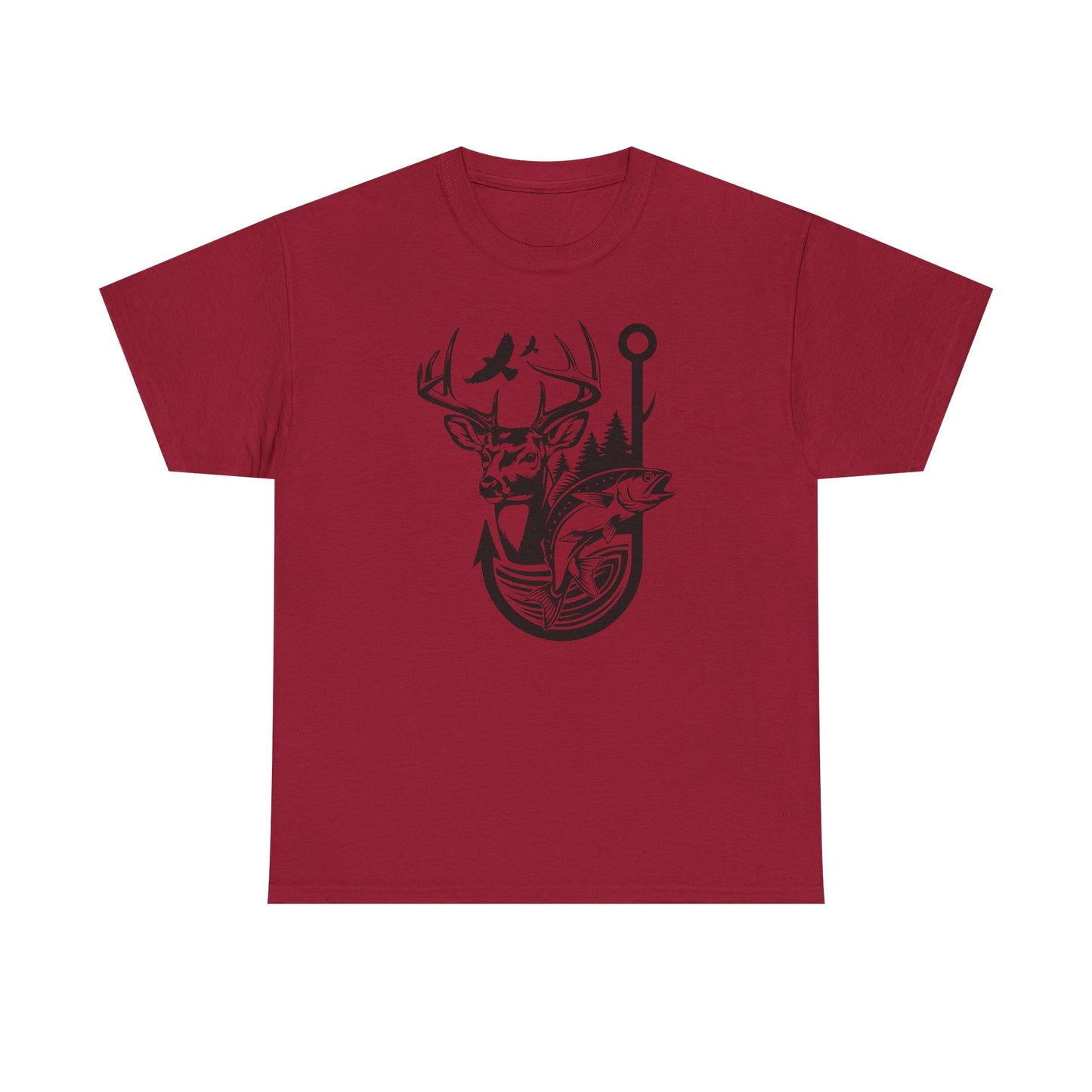 Outdoor Adventure Tee - Nature Inspired Unisex Heavy Cotton