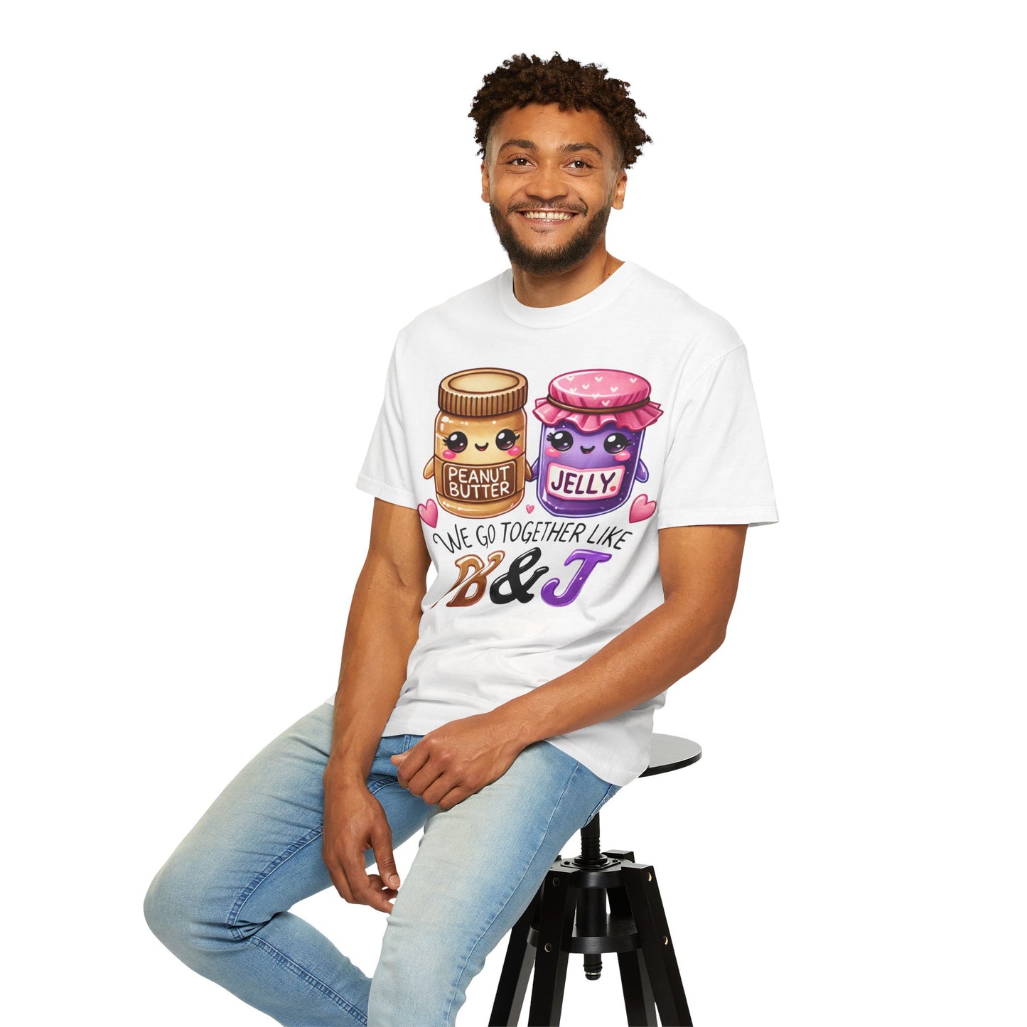 We Go Together Like PB&J T-Shirt Valentines Day, Anniversary, Boyfriend, Girlfriend, Best Friends, BFF Shirt