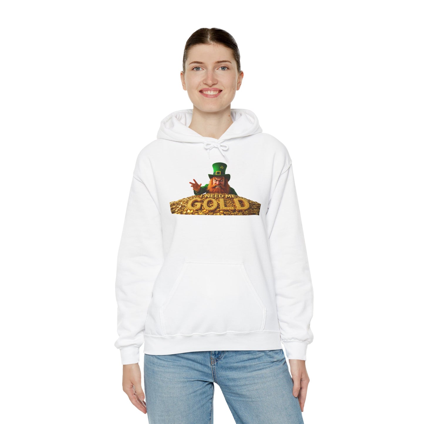 St Patrick's Day Hooded Sweatshirt, Irish Holiday Pullover, Lucky Clover Jumper, Shamrock Festival Top, Green Beer Celebration Clothing,