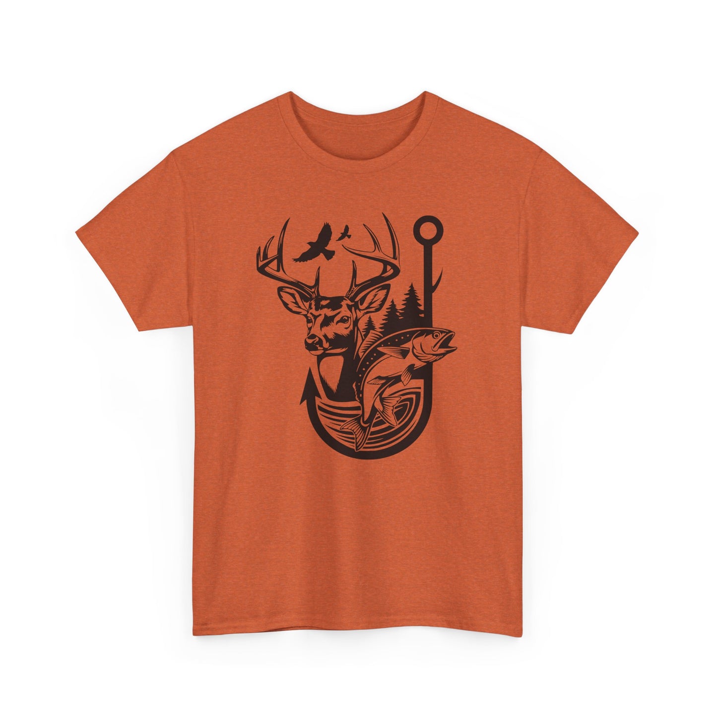 Outdoor Adventure Tee - Nature Inspired Unisex Heavy Cotton