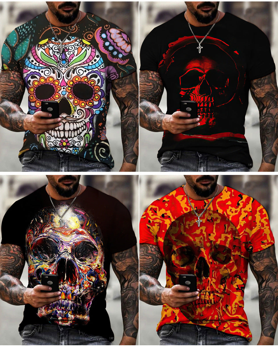 Summer Men's 3D T-shirt Short Sleeve