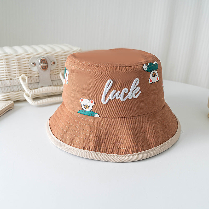 Bucket Hat for Children Thin Material worn in Spring - Summer - Fall  that's a Sun-proof Protection Hat