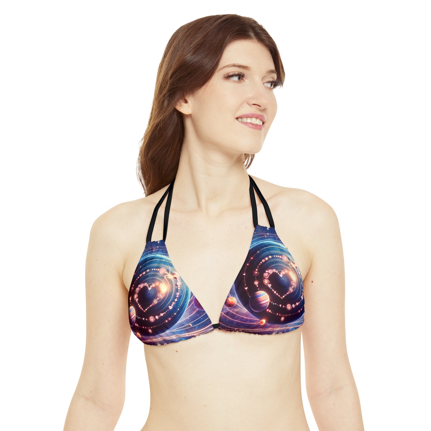 Cosmic Planet Love the Galaxy Love Collection Strappy Bikini Set