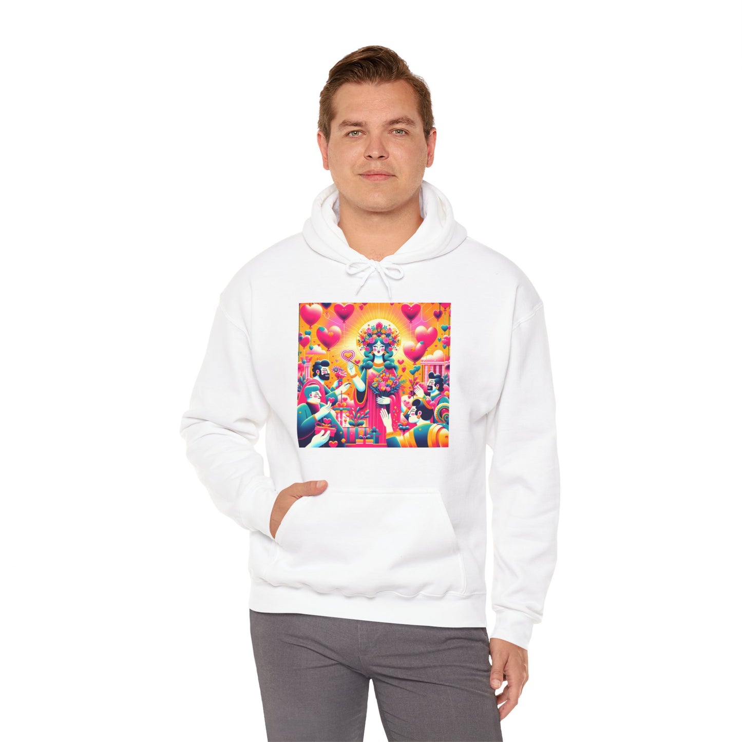 Love Goddess Admiration Unisex Heavy Blend™ Hooded Sweatshirt