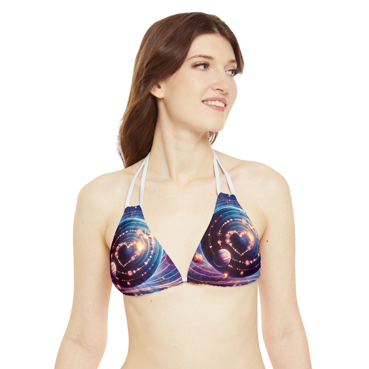 Cosmic Planet Love the Galaxy Love Collection Strappy Bikini Set