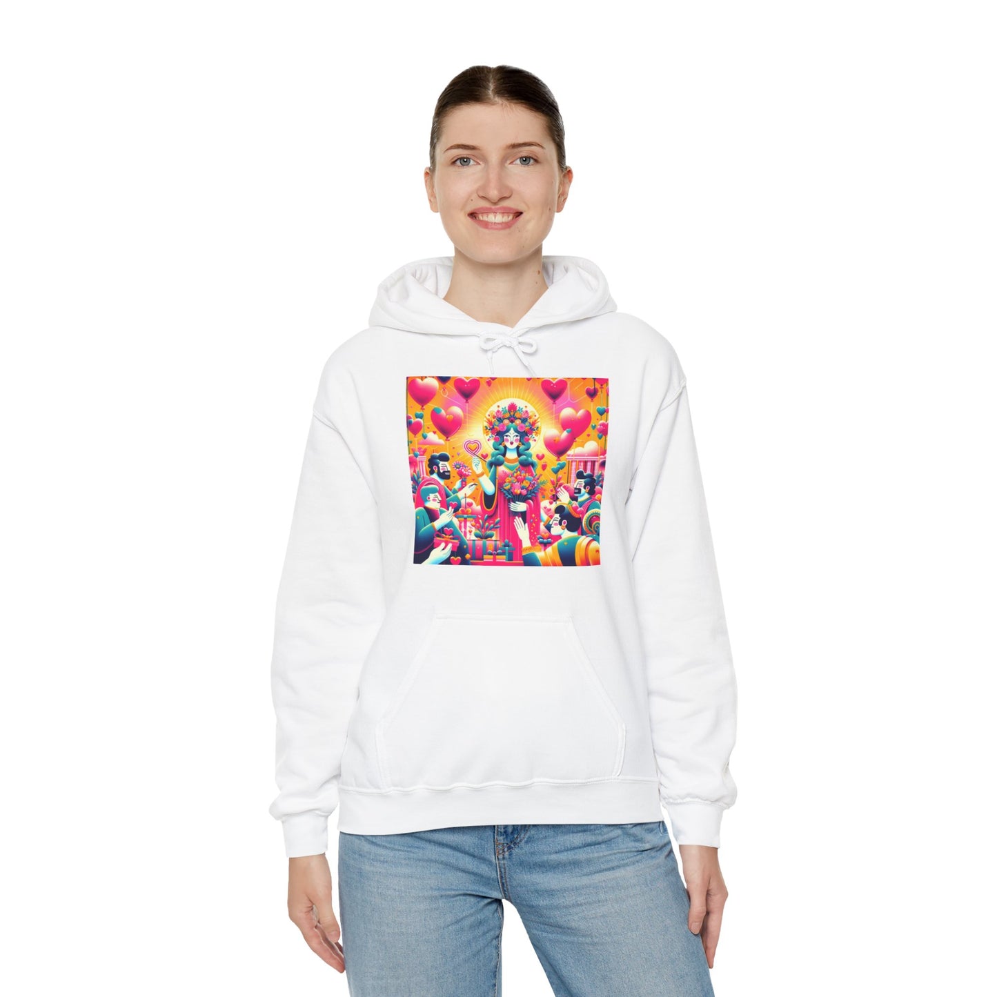 Love Goddess Admiration Unisex Heavy Blend™ Hooded Sweatshirt