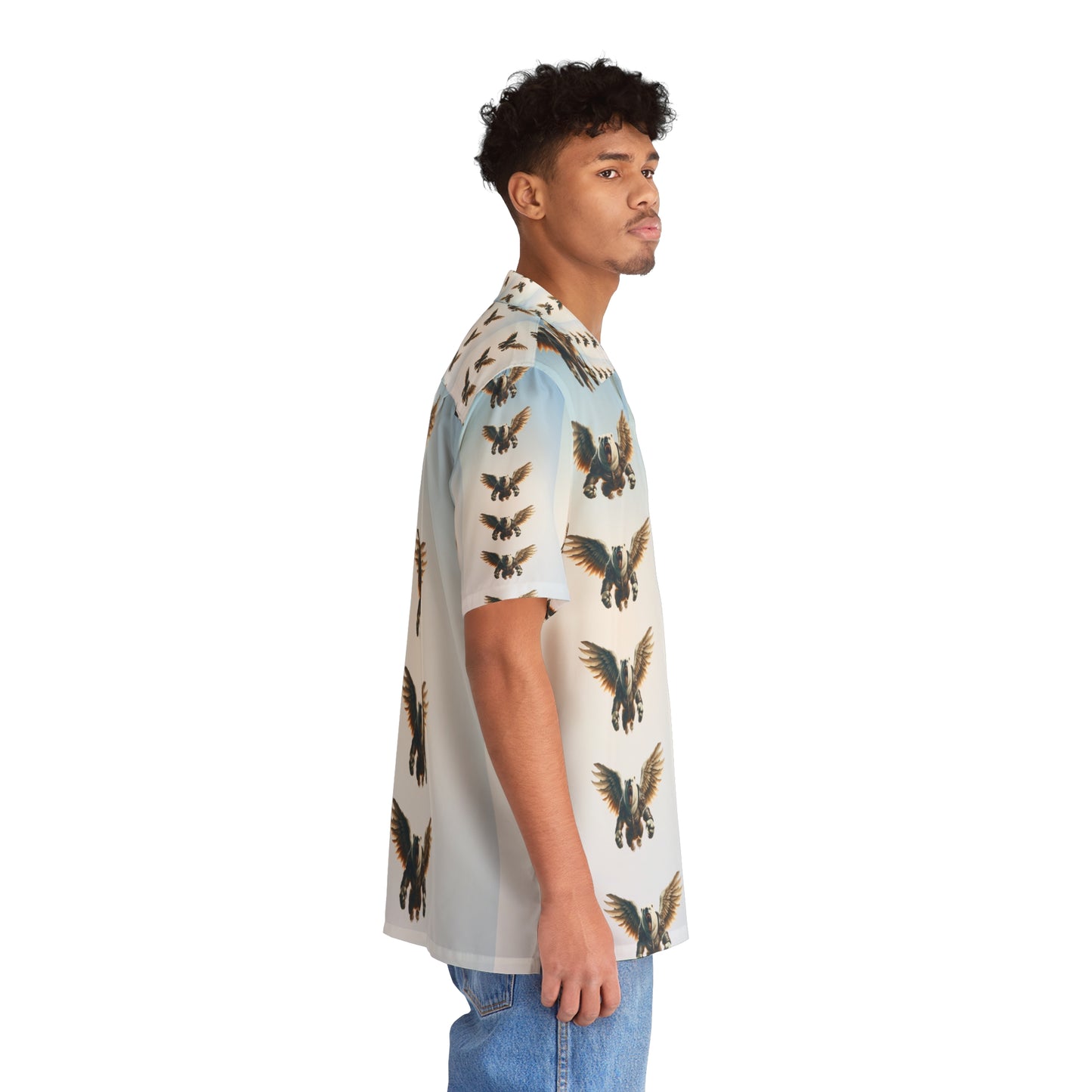 Guardian Polar Bear Men's Hawaiian Shirt