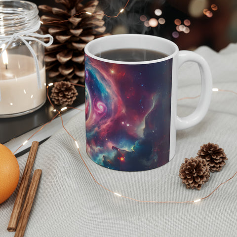 Cosmic Earthly Heart of Love Ceramic Mug 11oz