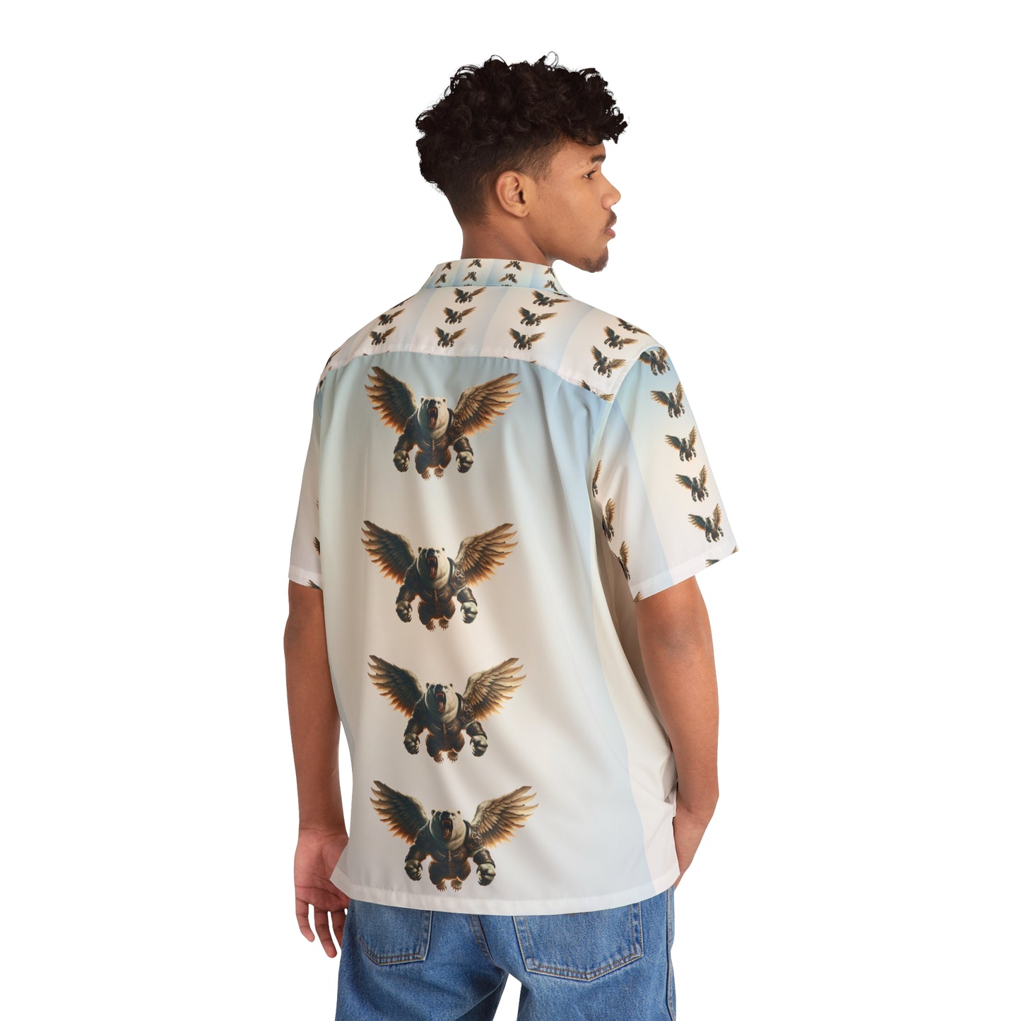 Guardian Polar Bear Men's Hawaiian Shirt
