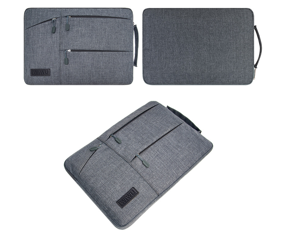 Shockproof Portable Laptop Case with Zipper Pockets