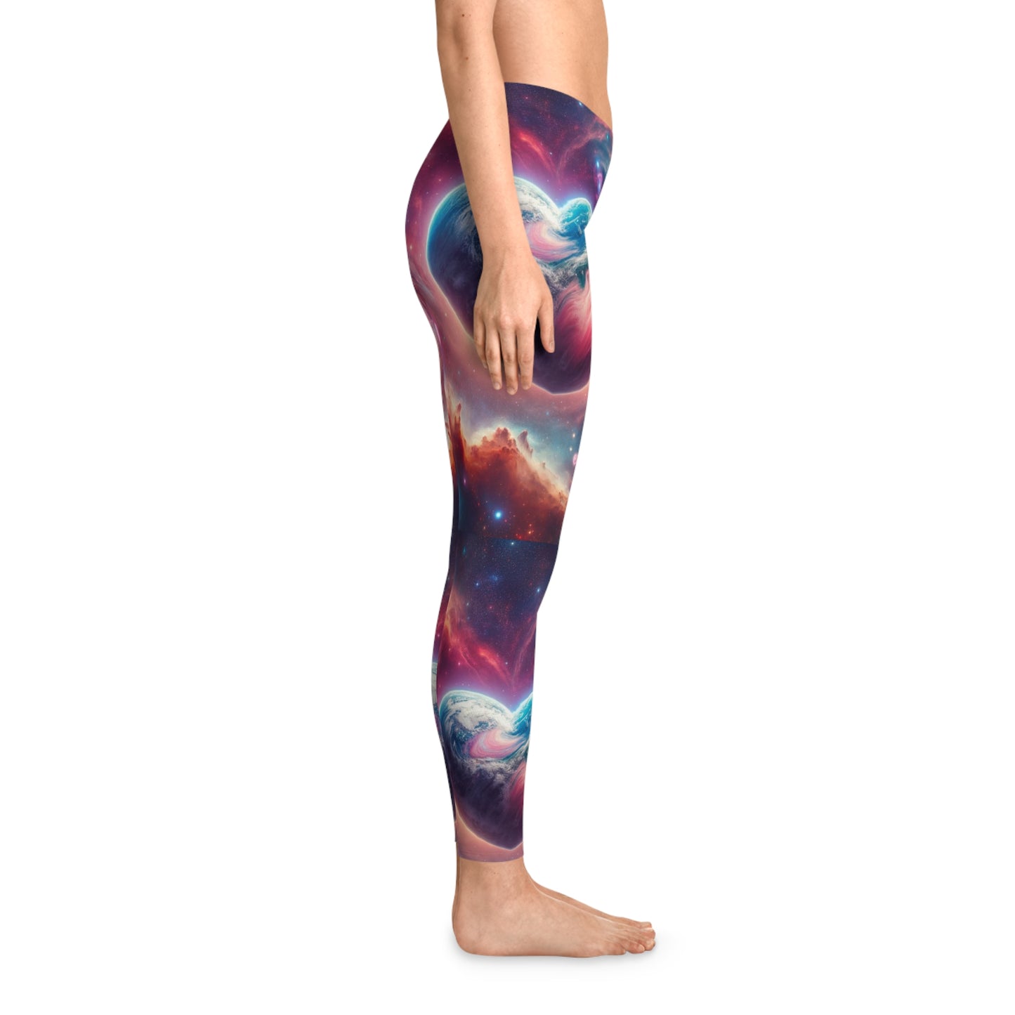 Earthly Cosmic Love the Galaxy Love Collection Stretchy Leggings