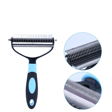 Dog And Cat Dual Purpose Comb For Removing Floating Hair And Dead Knots