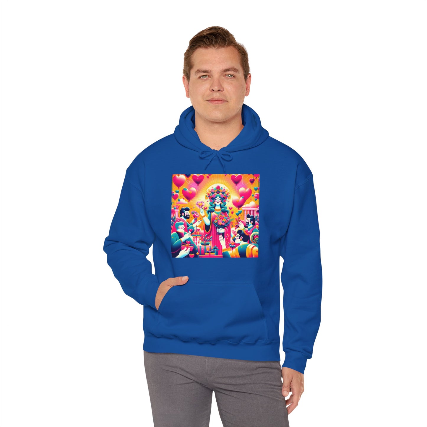 Love Goddess Admiration Unisex Heavy Blend™ Hooded Sweatshirt