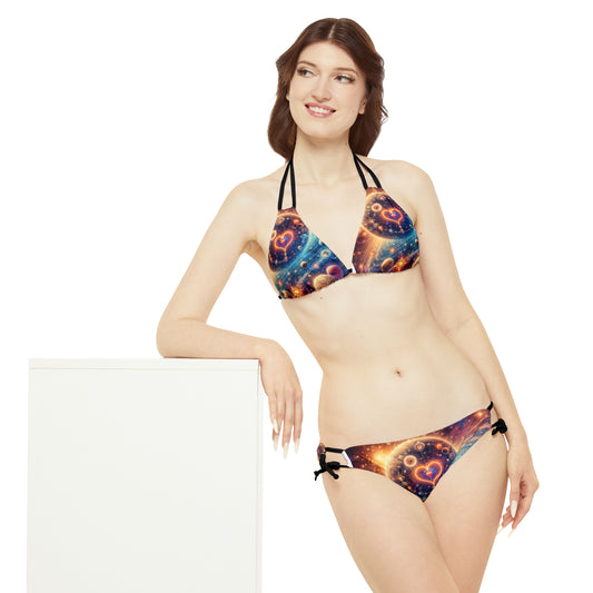 Comic Love the Galaxy Love Collection Strappy Bikini Set