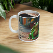 Urban Frogs Ceramic Coffee 11oz Mug - Coffee, Tea, Latte, Hot Cocoa Drinking Mug