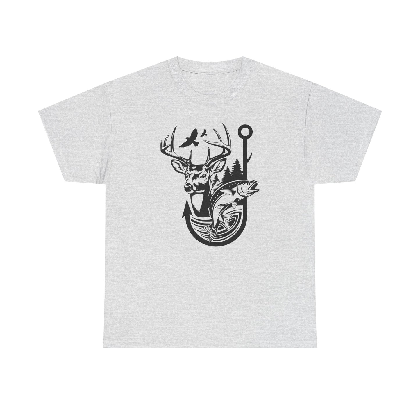 Outdoor Adventure Tee - Nature Inspired Unisex Heavy Cotton