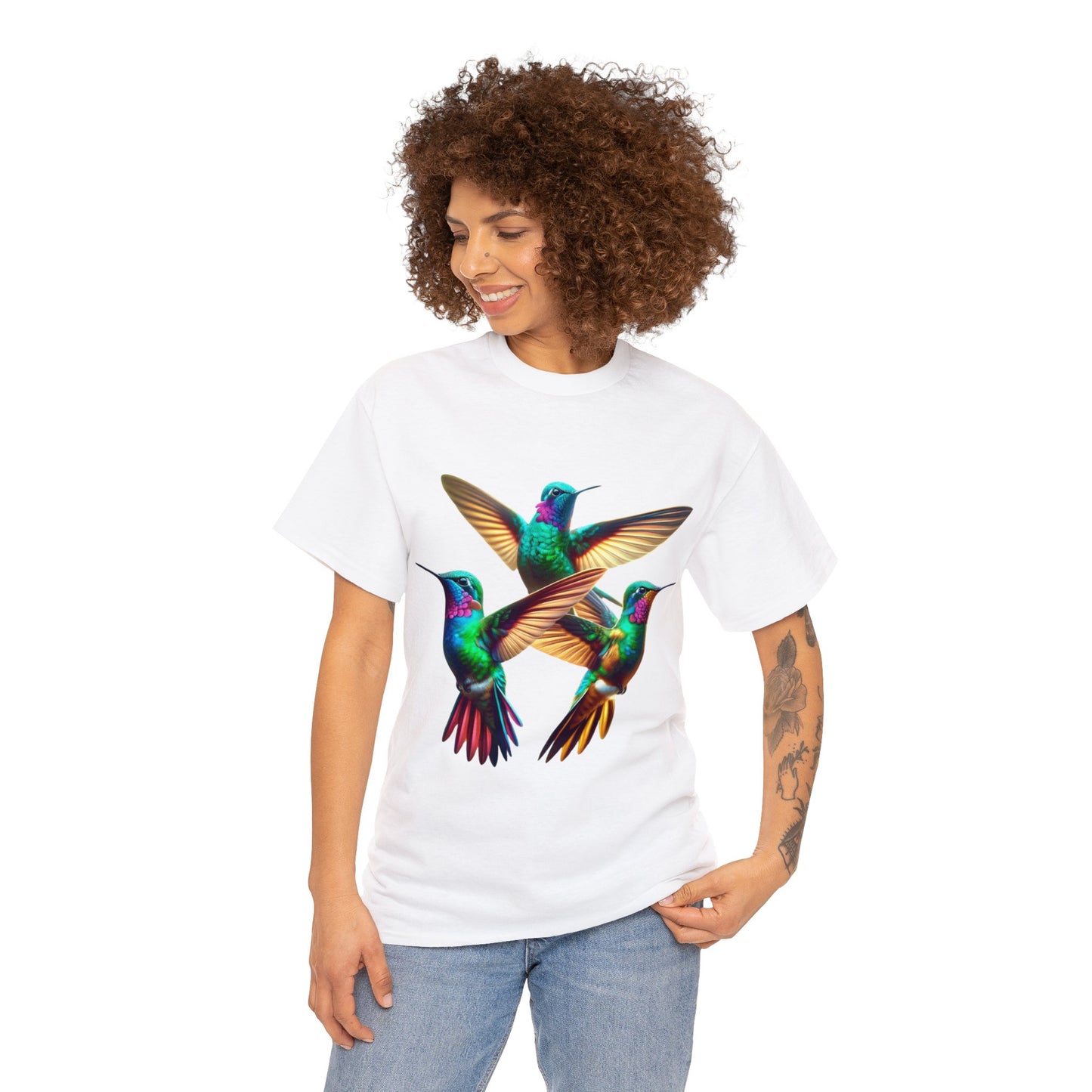 Hummingbird Unisex Cotton TShirt