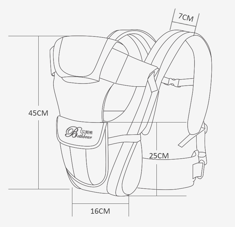 Double Shoulder Baby Travel Carriers