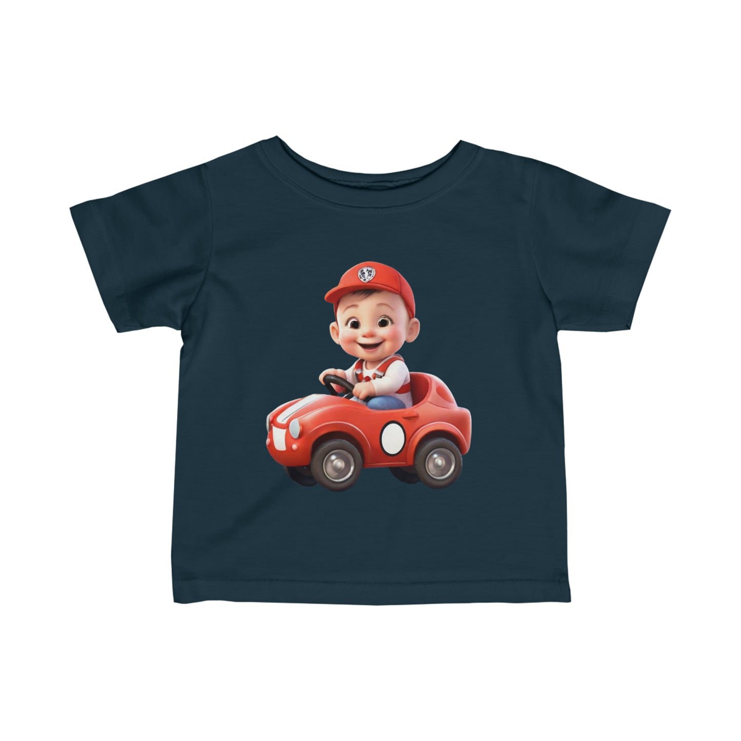 Infant Baby Racing Go Car Jersey Tee