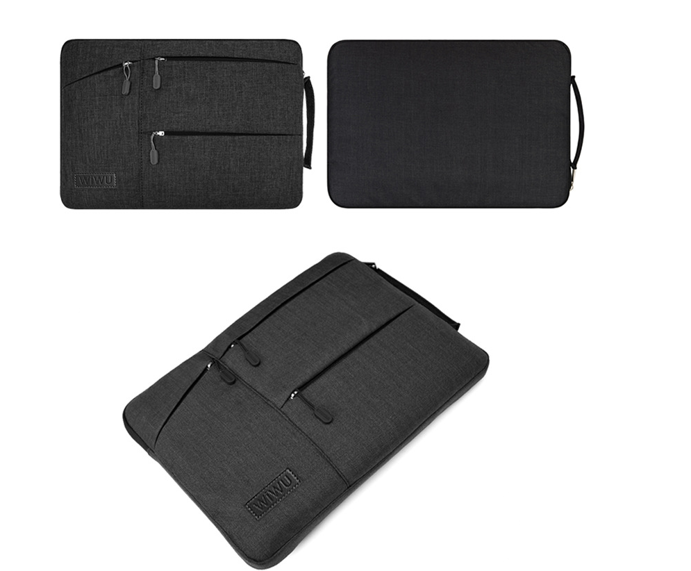 Shockproof Portable Laptop Case with Zipper Pockets