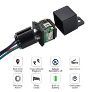 GPS Vehicle Relay Tracking Device Anti-theft Positioning Of Gas or Electric Vehicles - Car - Motorcycle Tracker ST-907