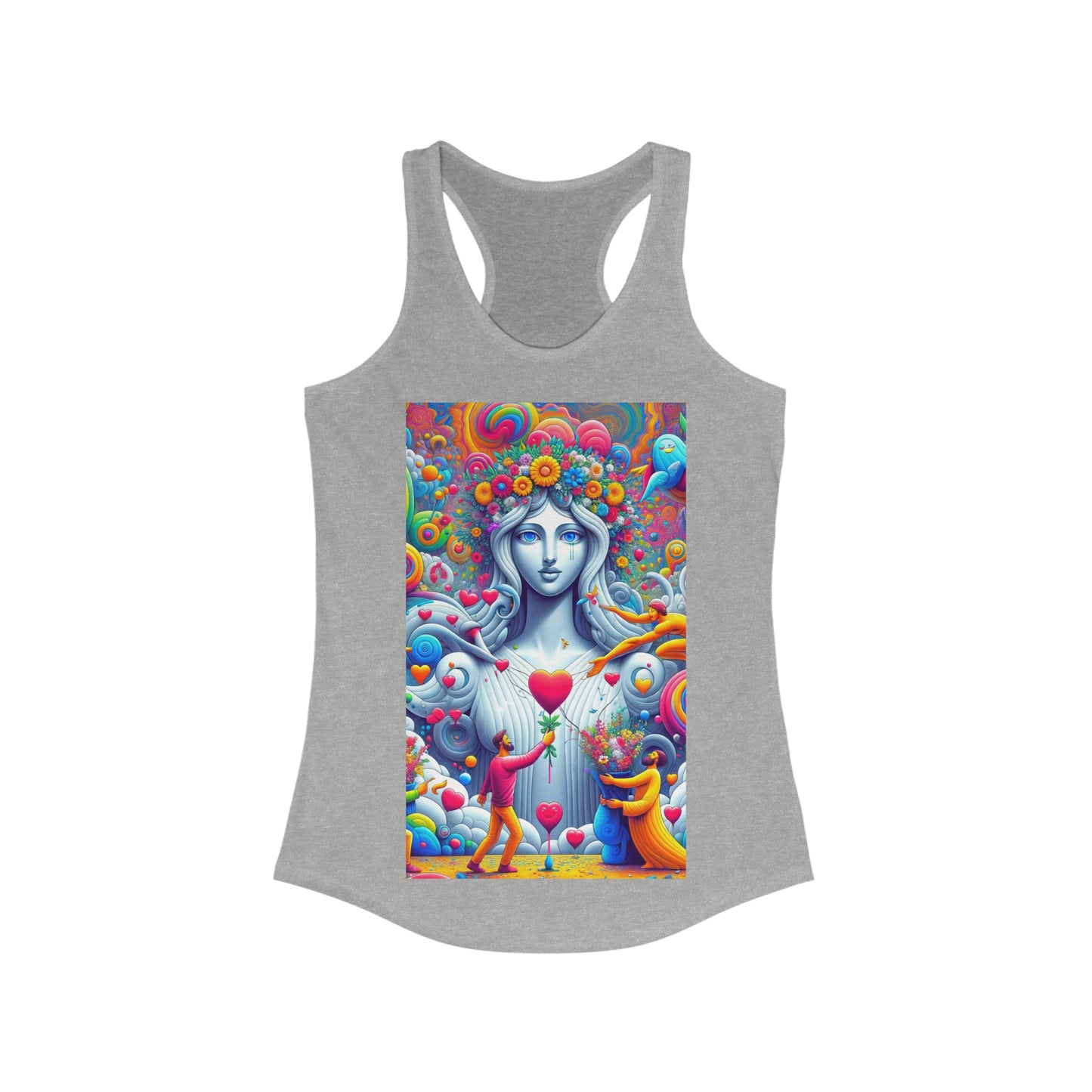 Obedient Love Goddess Women's Ideal Racerback Tank