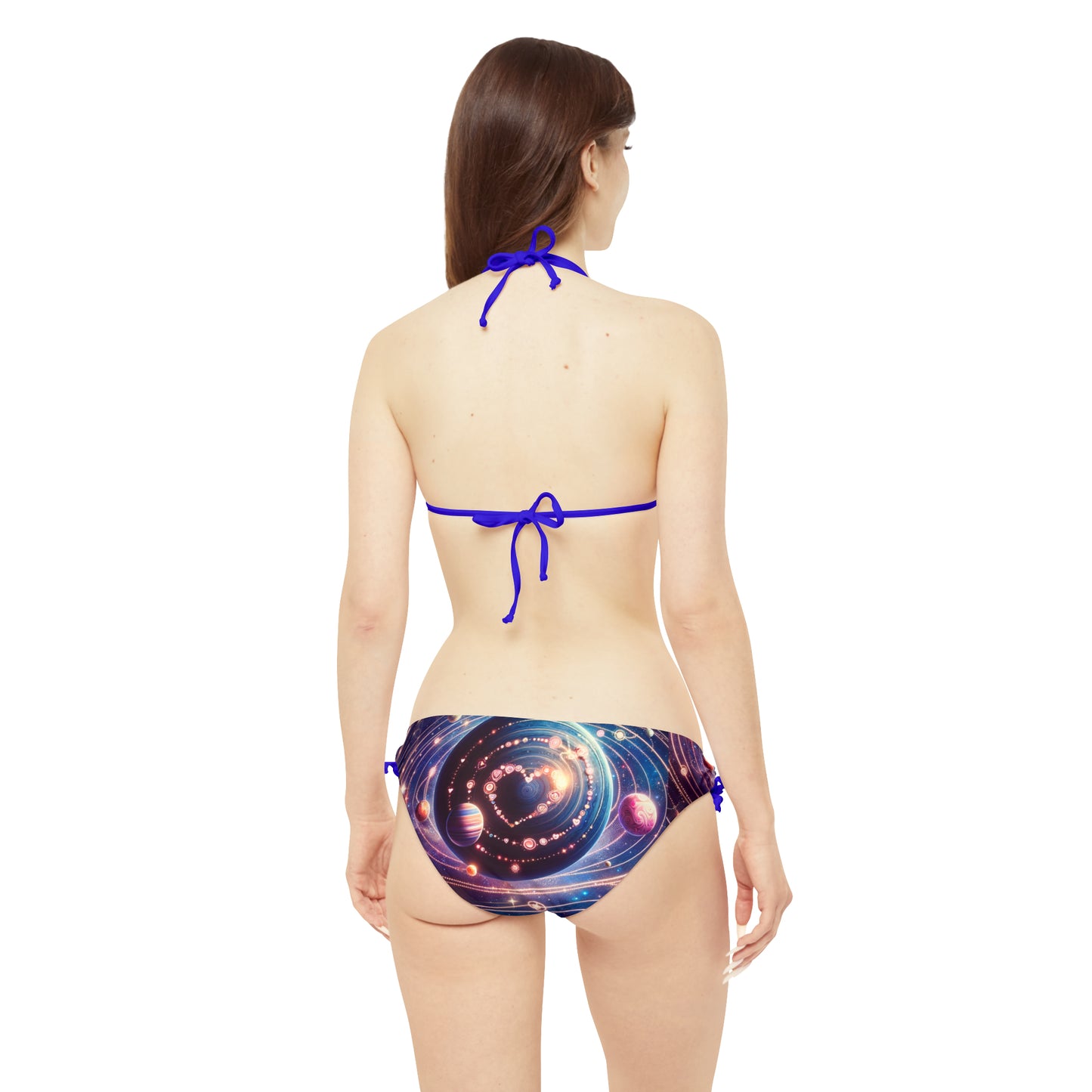 Cosmic Planet Love the Galaxy Love Collection Strappy Bikini Set