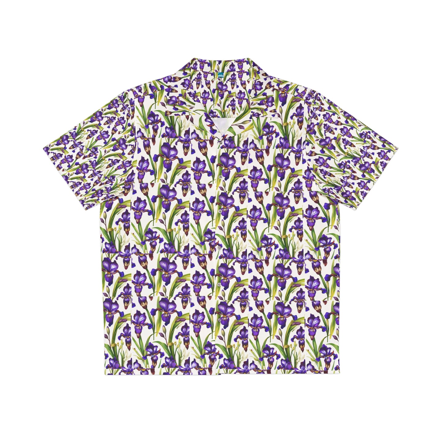 Dwarf Crested Iris Flowering Plant Design - Hawaiian Men's Shirt