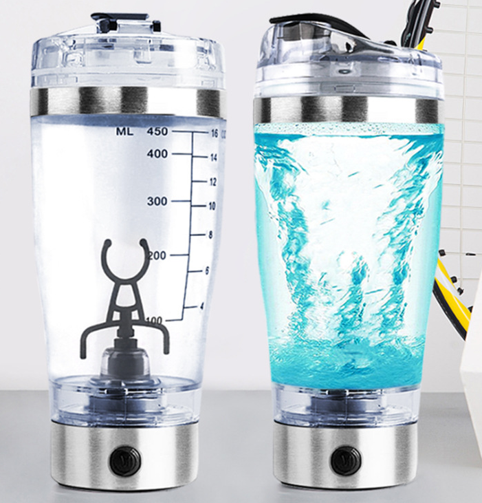 Home or Gym Drink Mixer - Electric Protein Shake Stirrer - USB Shake Bottle Milk - Coffee - All Drinks Blender Charging Electric Shaker Cup