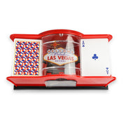 Poker Card Hand Shuffler Easy Hand Cranked Casino Card Shuffling Machine For Blackjack Poker Texas