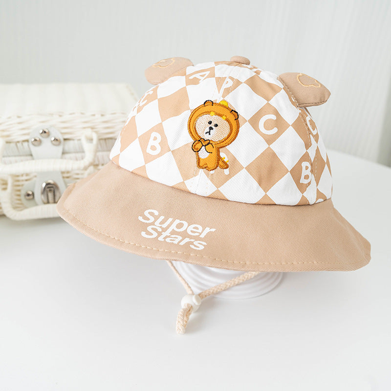 Bucket Hat for Children Thin Material worn in Spring - Summer - Fall  that's a Sun-proof Protection Hat