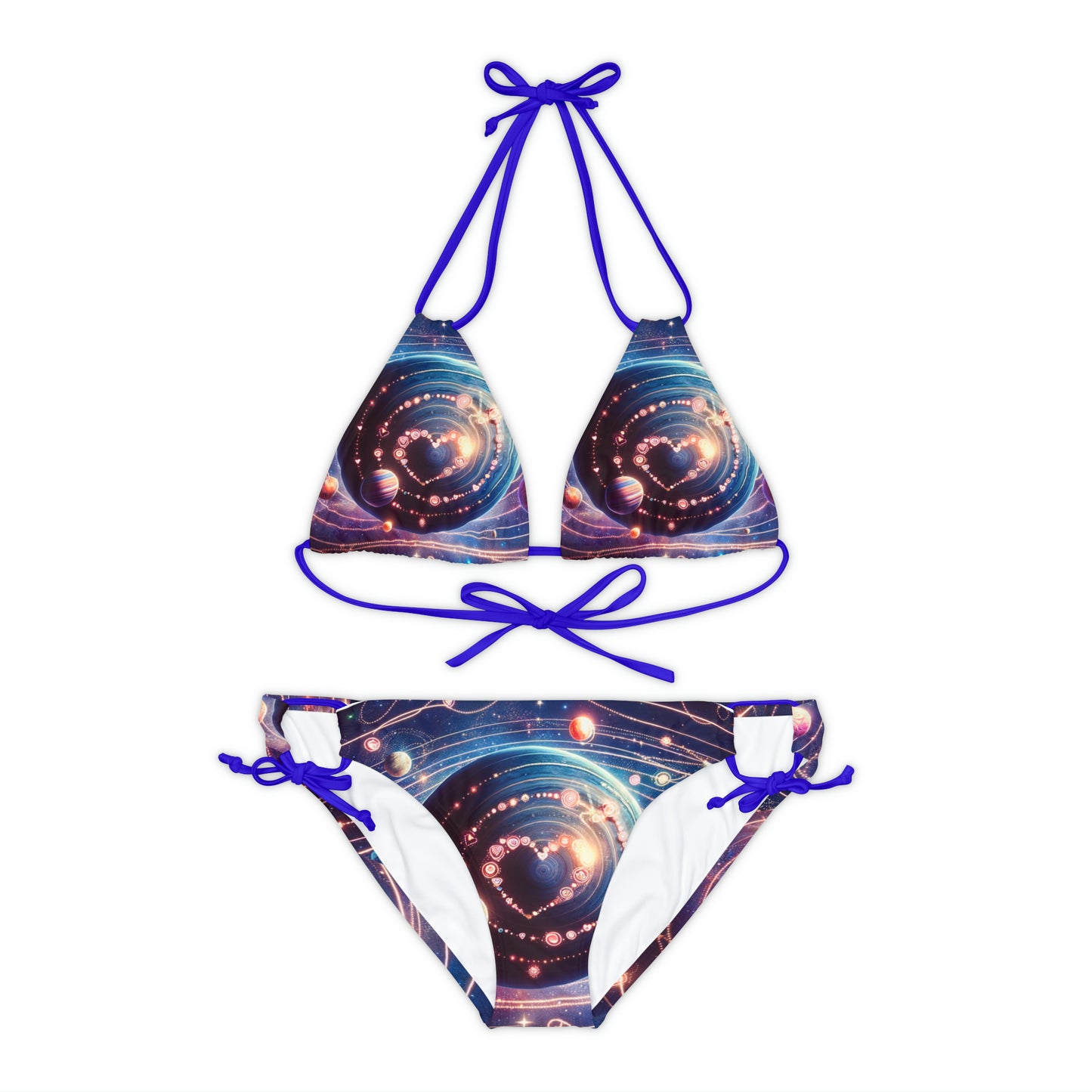 Cosmic Planet Love the Galaxy Love Collection Strappy Bikini Set