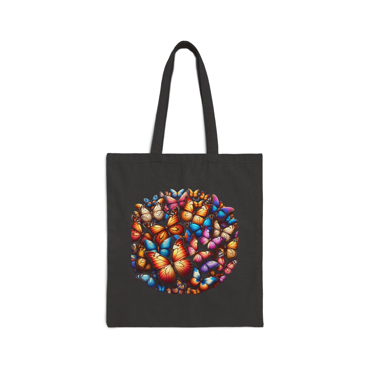 Butterflies Cotton Canvas Tote Bag