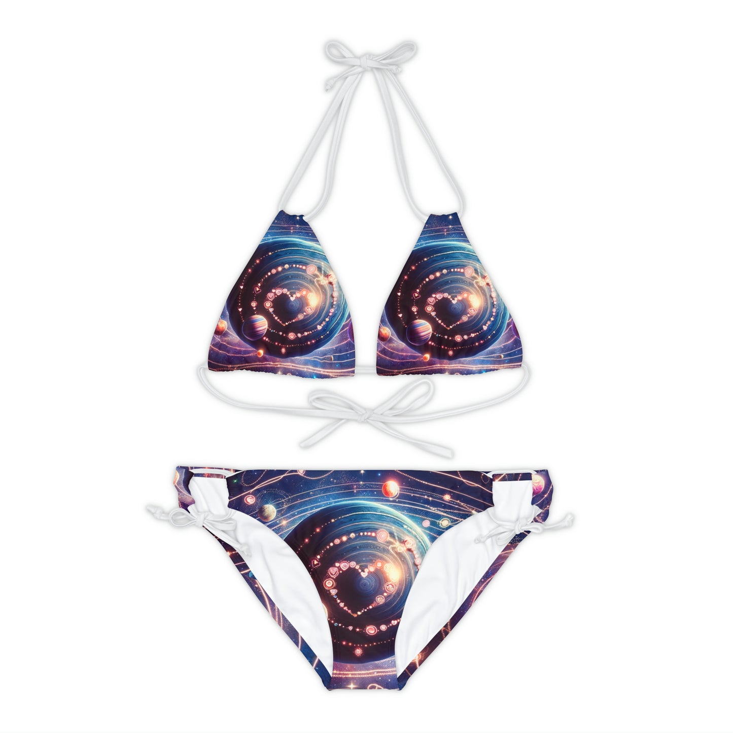 Cosmic Planet Love the Galaxy Love Collection Strappy Bikini Set