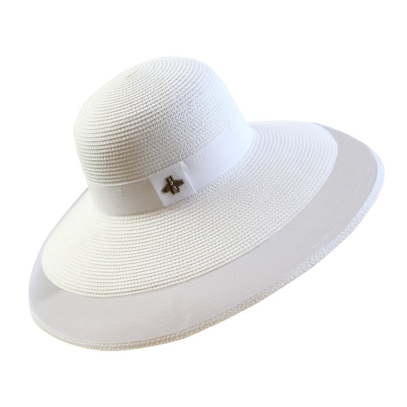 Women's Wide Brim Cloth Sun Hat