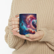 Cosmic Earthly Heart of Love Ceramic Mug 11oz