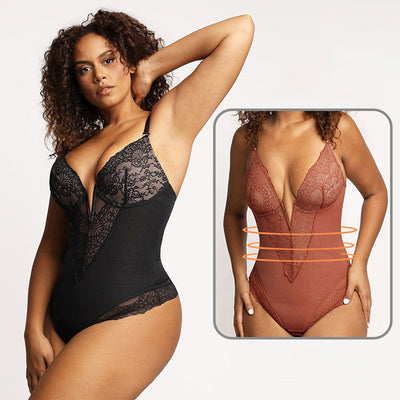 Lace Shapewear Women's Jumpsuit - Waist Control Body Shaping - Butt Lift Bodysuit - Body Shaper