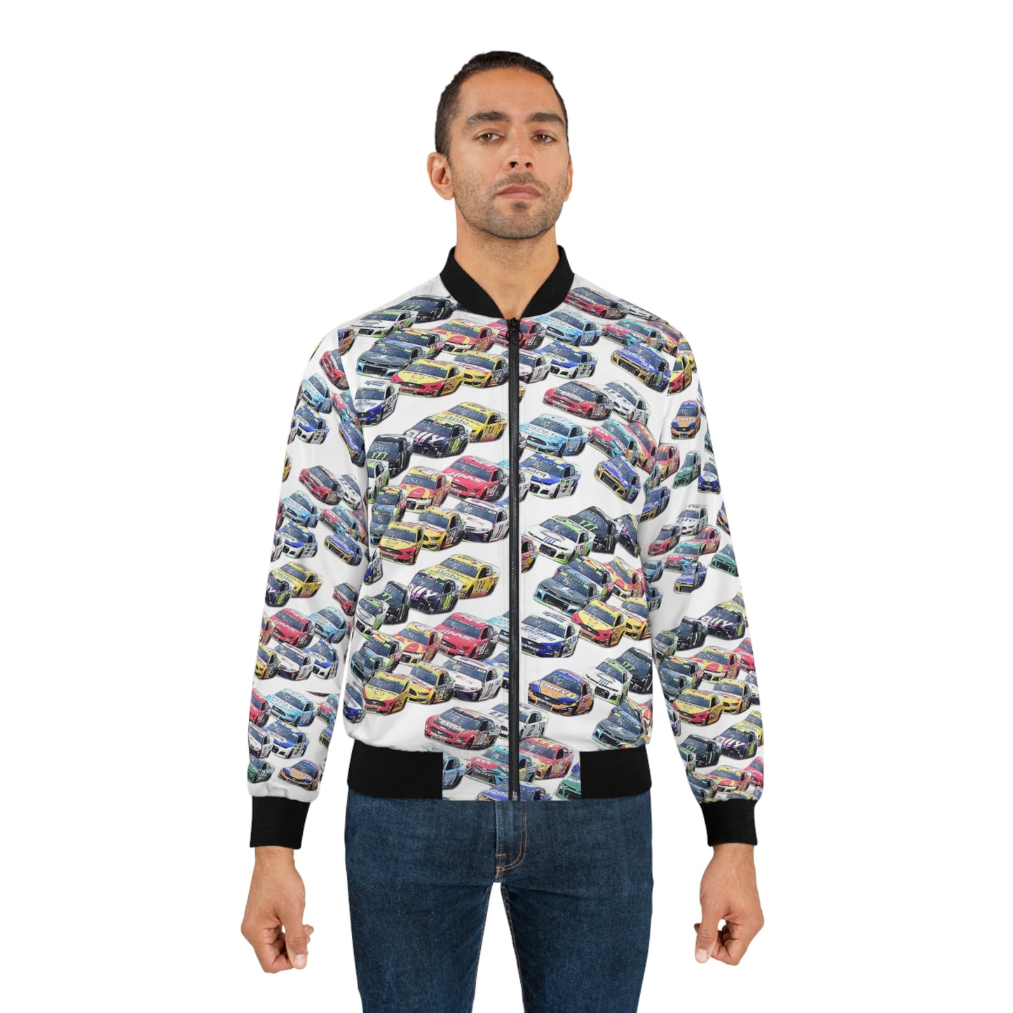 Men's Race Car Bomber Jacket