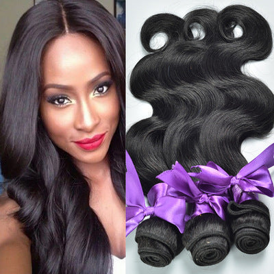 Real hair wig - hair styling extension - full body wave human hair weaves