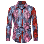 Long-sleeved Button Up Shirt Slim Fit