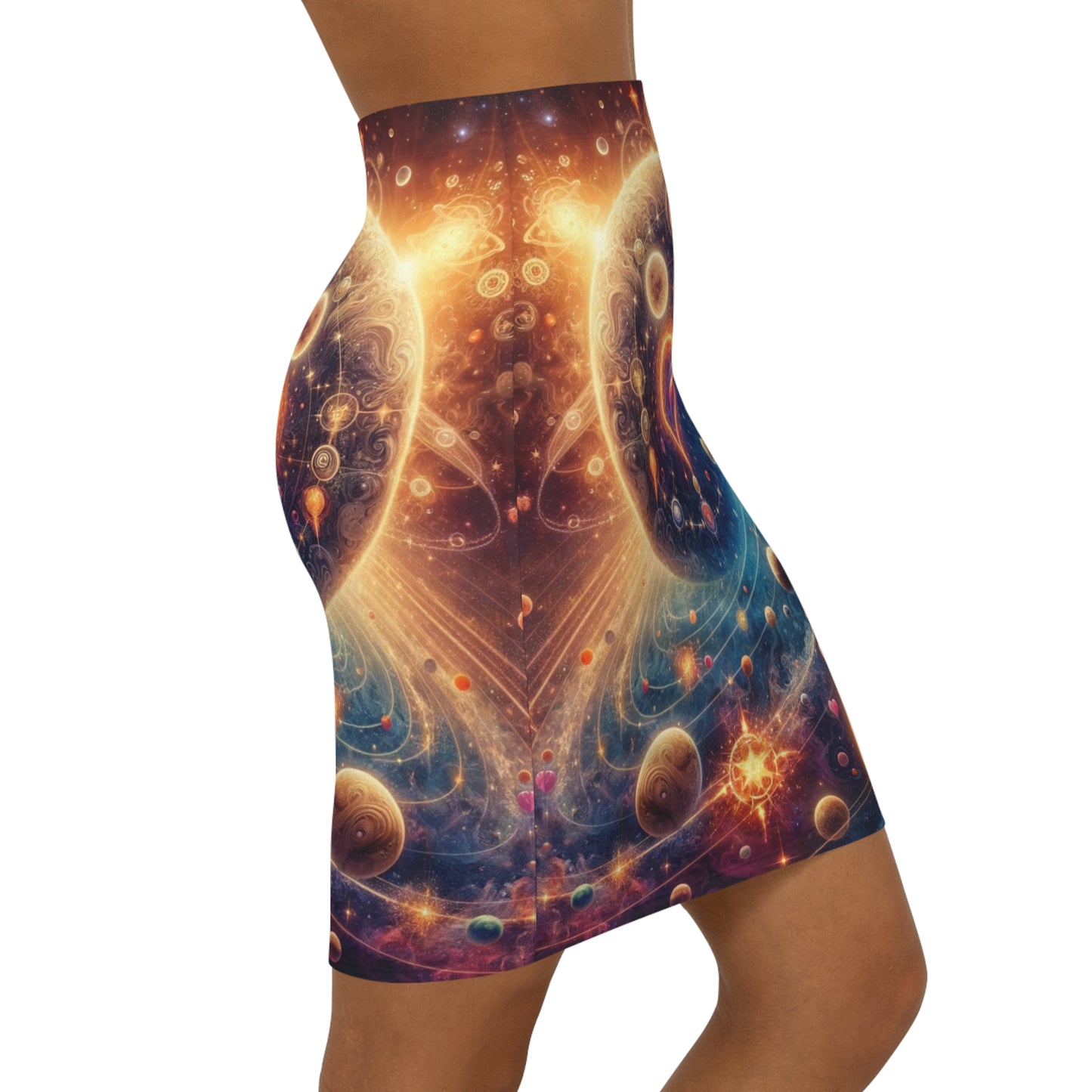 Cosmic Love the Galaxy Love Collection Women's Mini Skirt