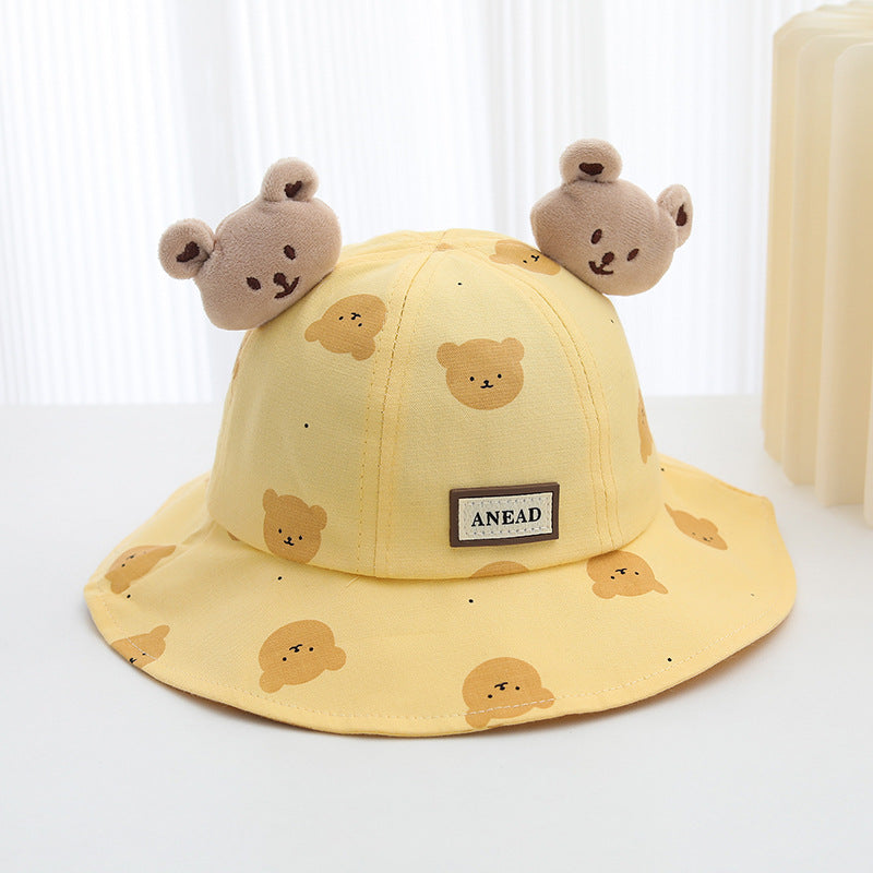 Bucket Hat for Children Thin Material worn in Spring - Summer - Fall  that's a Sun-proof Protection Hat