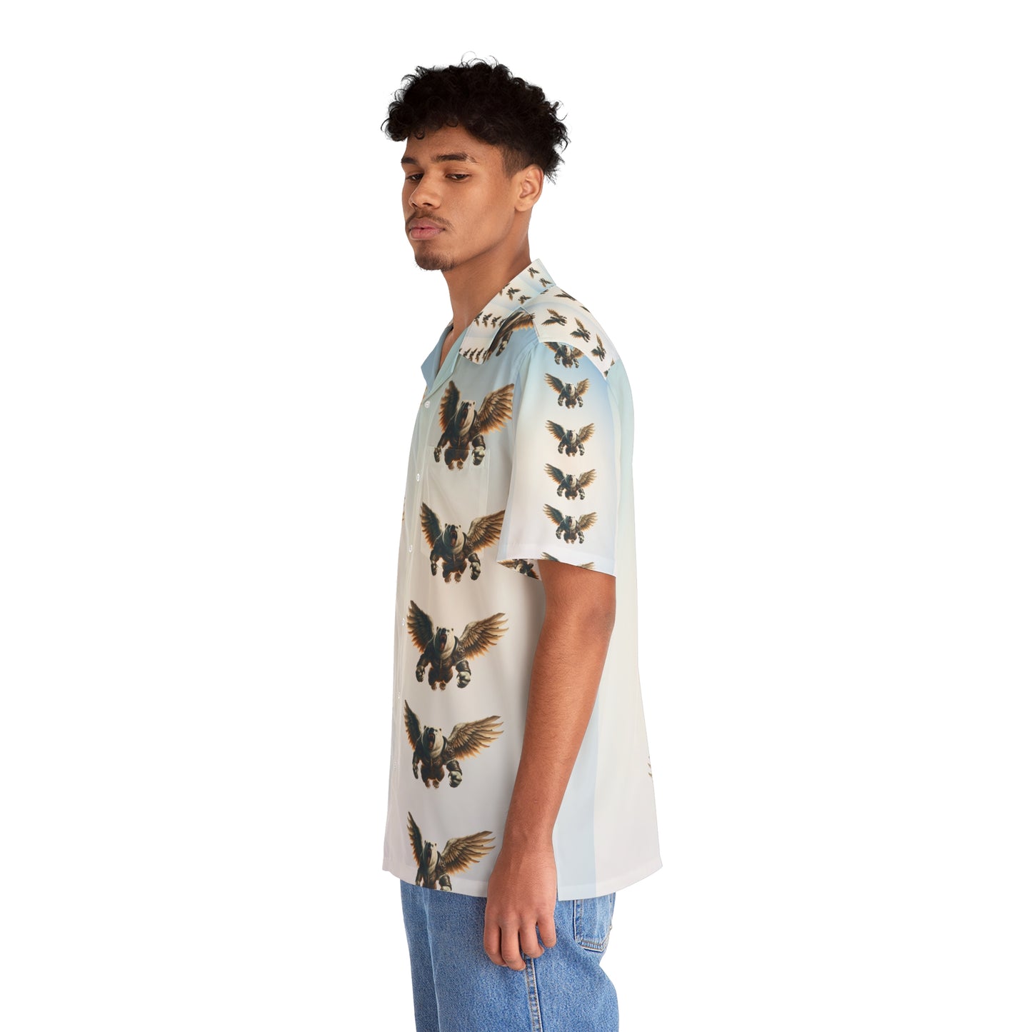 Guardian Polar Bear Men's Hawaiian Shirt