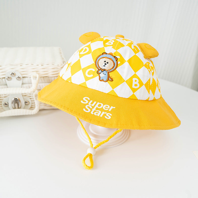 Bucket Hat for Children Thin Material worn in Spring - Summer - Fall  that's a Sun-proof Protection Hat